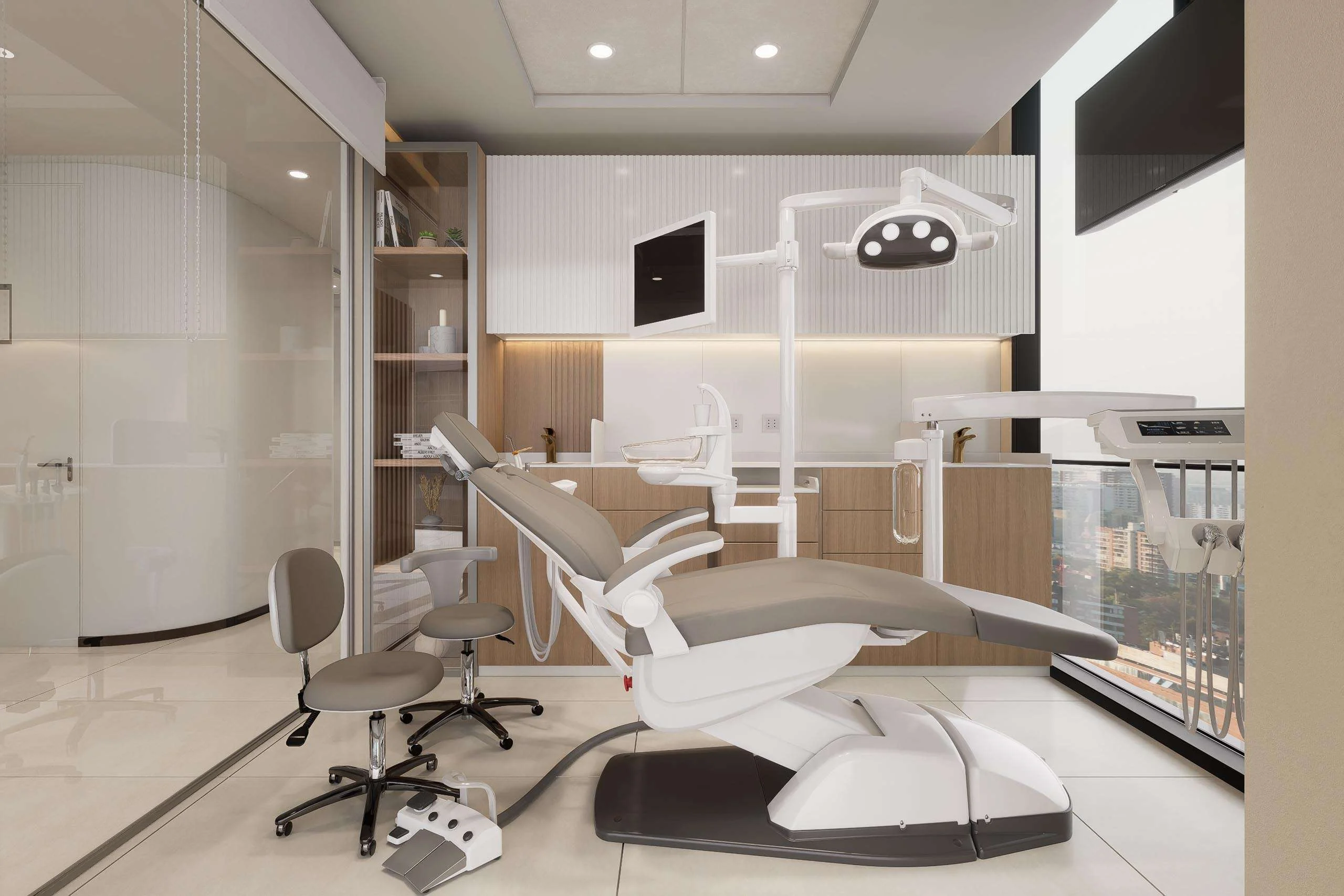 Box clínico con sillón dental de la Clínica Dental/Estética en Machalí — Grupo Lecaros