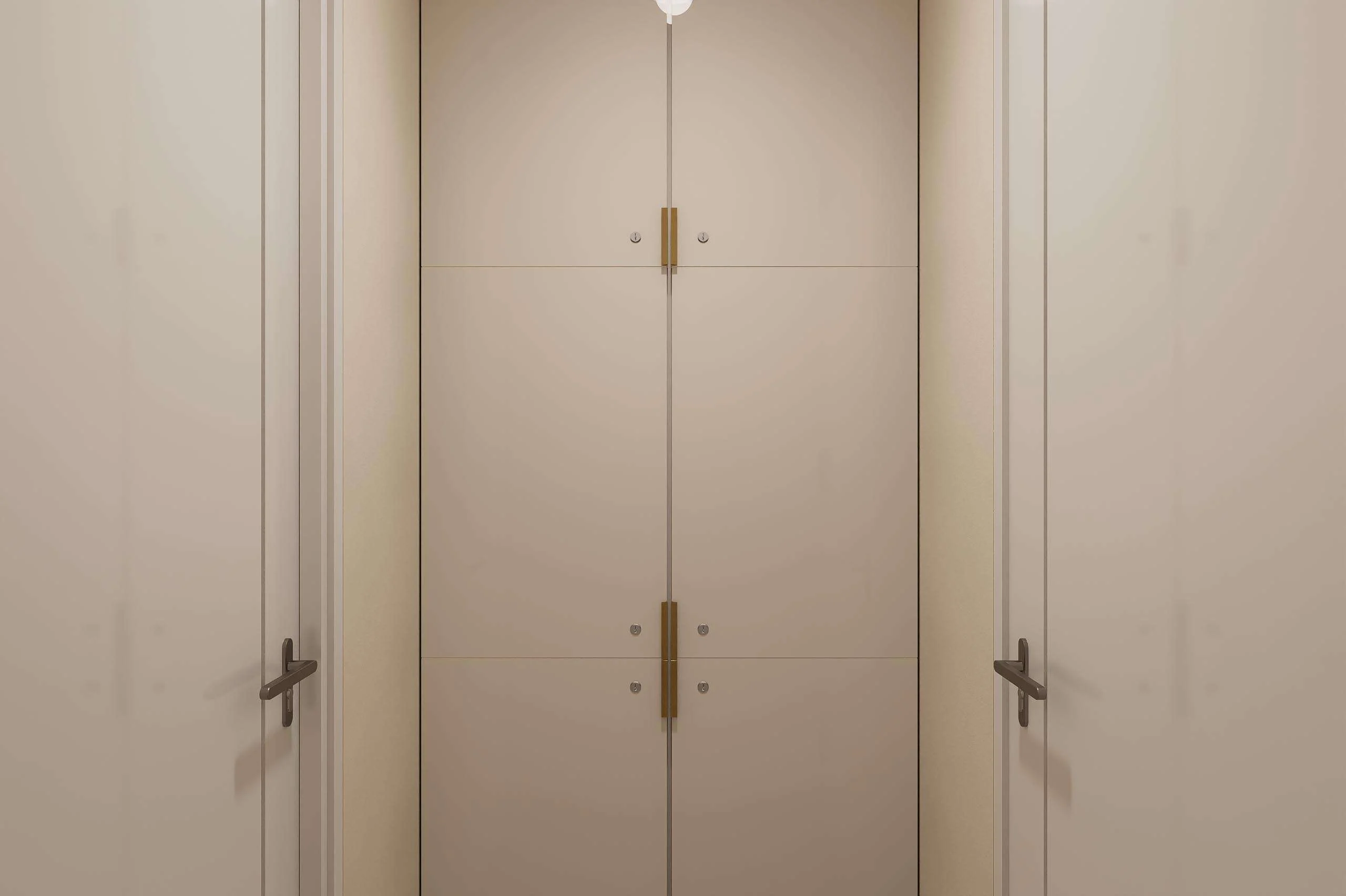 Puertas de acceso a los boxes de la Clínica Dental/Estética en Santiago — Grupo Lecaros