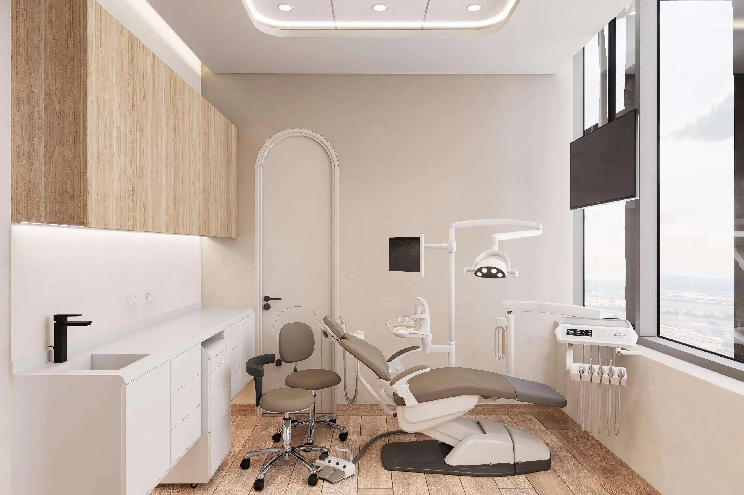 Box odontológico con sillón dental de la Clínica Odontológica en Buenos Aires — Grupo Lecaros