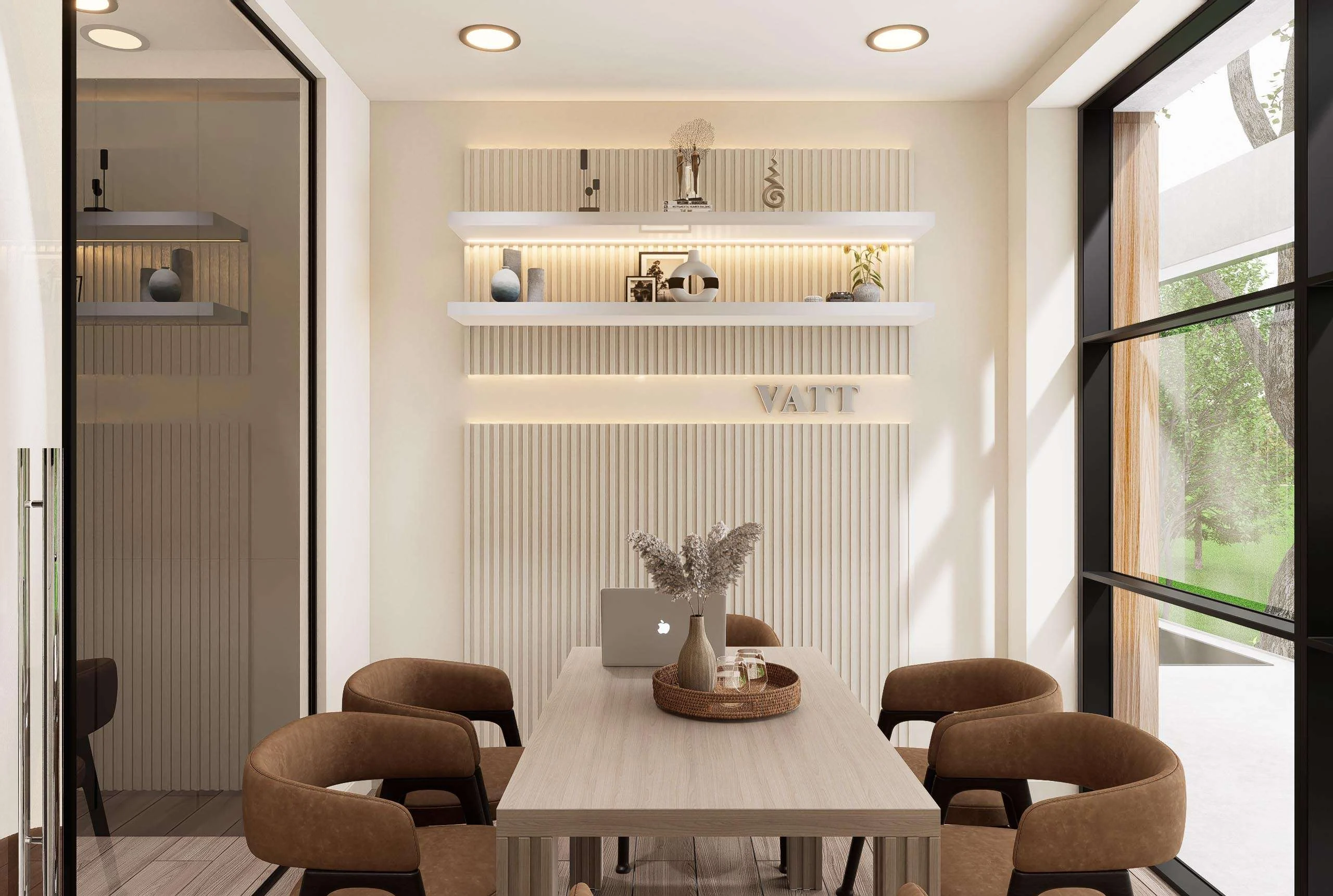 Vitrina de exhibición retroiluminada de la Clínica de Medicina Integral en La Serena — Grupo Lecaros